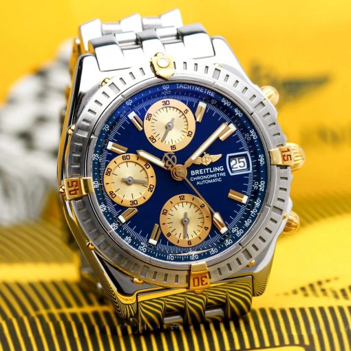 BREITLING Chronomat Chronograph Automatic Chronometer Blue Dial Men’s Watch Item No. B13352-PREOWNED