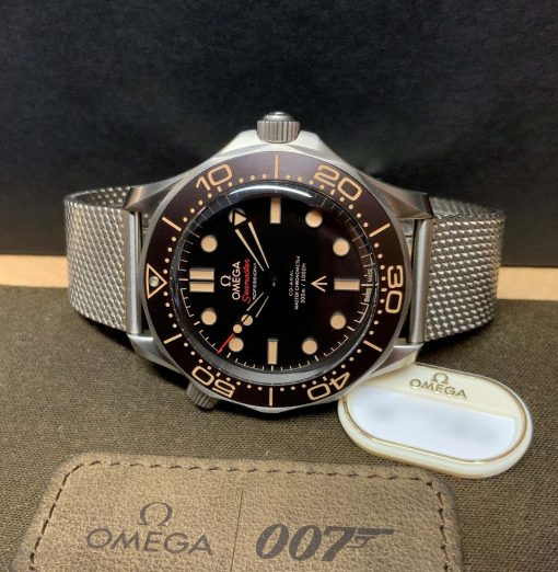 Omega Seamaster 300M “007 Edition” “No Time To Die” Automatic Chronometer Brown Dial Men’s Watch 210.90.42.20.01.001.