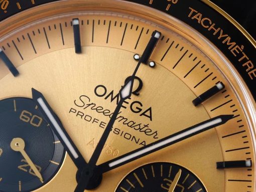 OMEGA  Speedmaster Chronograph Automatic Chronometer Gold Dial Men’s Watch Item No. 310.62.42.50.99.001