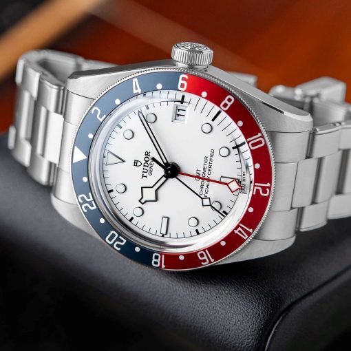 TUDOR Black Bay Pepsi GMT Automatic Chronometer Opaline Dial Men’s Watch Item No. M79830RB-0010