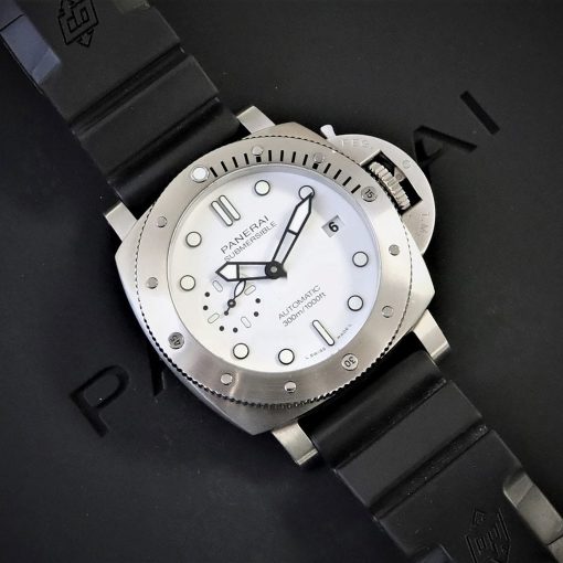 PANERAI Submersible Bianco Automatic White Dial Men’s Watch Item No. PAM01223