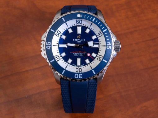BREITLING  Superocean Automatic Chronometer Blue Dial Men’s Watch Item No. A17378E71C1S1