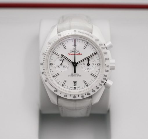 OMEGA Speedmaster Moonwatch White Side of the Moon Men’s Watch 31193445104002
