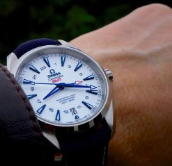 Omega 231.92.43.22.04.001 Aqua Terra 150m Master Co-Axial GMT Watch