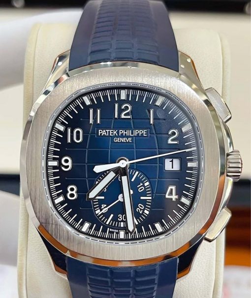 PATEK PHILIPPE Aquanaut Chronograph Automatic Blue Dial Men’s Watch Item No. 5968G-001