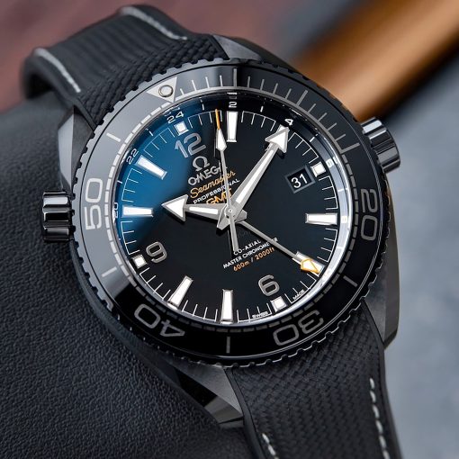 Omega Seamaster Planet Ocean 600M Co-Axial Deep Black Ceramic Diver GMT 215.92.46.22.01.001