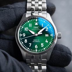 IWC Pilot’s Watch Mark XX Green Dial 5/2023 Steel Bracelet 40 Automatic IW328206