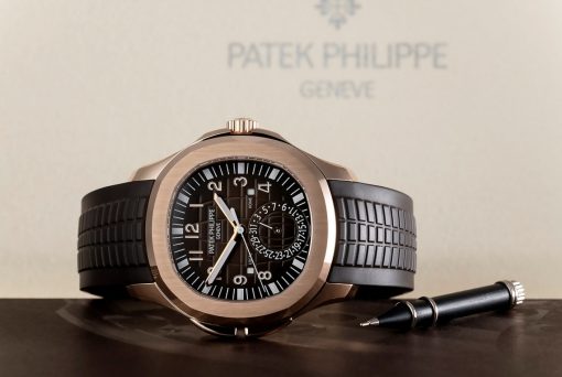 PATEK PHILIPPE Aquanaut 18kt Rose Gold Automatic Men’s Watch Item No. 5164R-001