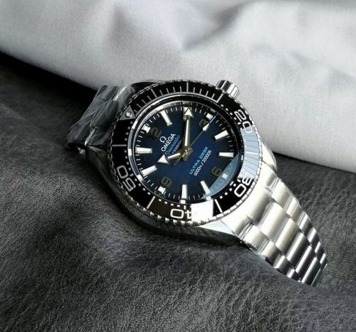 OMEGA Seamaster Ultra Deep Planet Ocean Automatic Blue Dial Men’s Watch Item No. 215.30.46.21.03.00