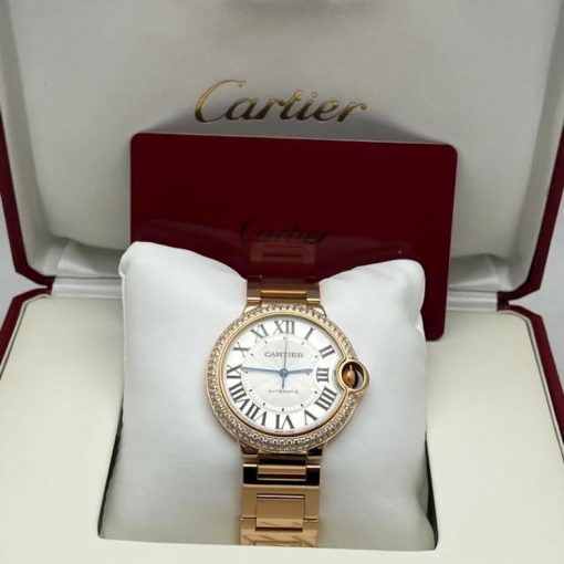 CARTIER Ballon Bleu Medium 18kt Rose Gold Watch Item No. WE9005Z3