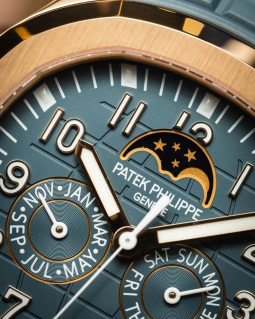PATEK PHILIPPE Aquanaut Luce Annual Calendar Automatic Blue Dial Watch Item No. 5261R-001