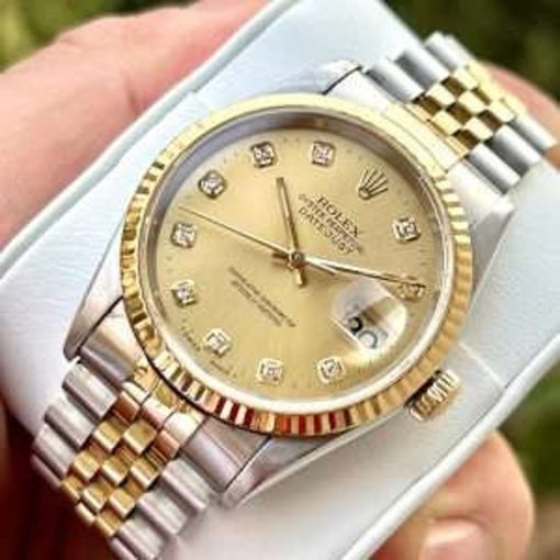 Rolex36mm Yellow gold – luxury watches KelliesQuiltery