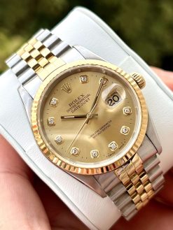 Rolex36mm Yellow gold – luxury watches KelliesQuiltery