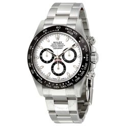 Rolex Cosmograph Daytona White Dial Stainless Steel Oyster Men’s Watch 116500WSO