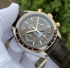 Omega Speedmaster 18kt Sedna Gold Moon Phase Chronograph Automatic Men’s Watch Item No. 304.63.44.52.01.001