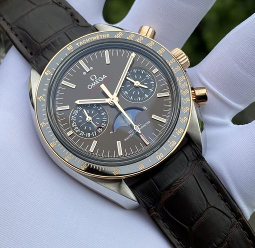 Omega Speedmaster 18kt Sedna Gold Moon Phase Chronograph Automatic Men’s Watch Item No. 304.63.44.52.01.001