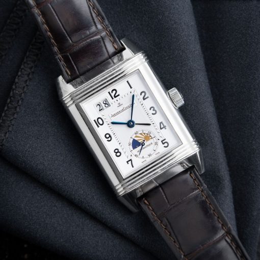 Jaeger-LeCoultre Grande Reverso GMT Day/Night Date Silver Dial Automatic