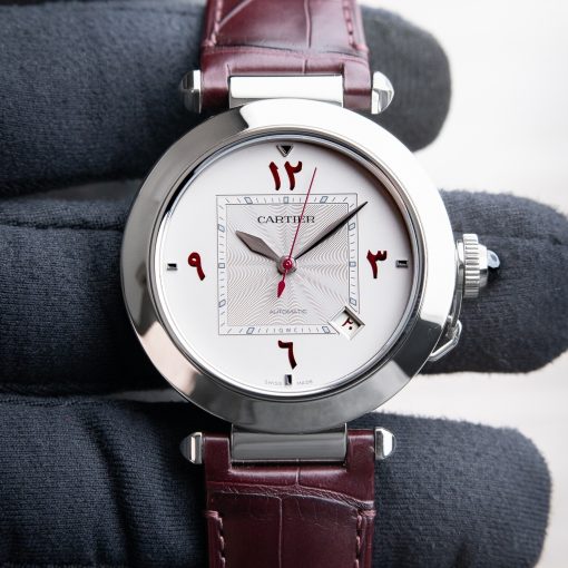 Cartier Pasha RARE Qatar Limited Edition 2023 Middle Eastern Dial Maroon