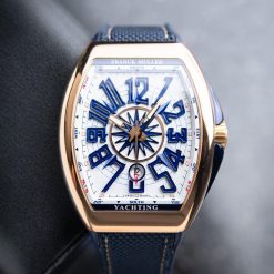 Franck Muller Vanguard Yachting Rose Gold White Dial Automatic V 45 SC DT