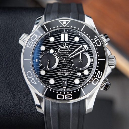 Omega Seamaster Diver 300 M SMP WITH BRACELET Black Ceramic Chronograph,Straps Watch