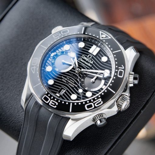 Omega Seamaster Diver 300 M SMP WITH BRACELET Black Ceramic Chronograph,Straps Watch