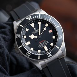 Tudor Pelagos LHD Titanium Bracelet Ceramic Bezel Black Dial Diver